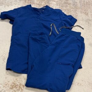 Fabletics Blue Scrub Set